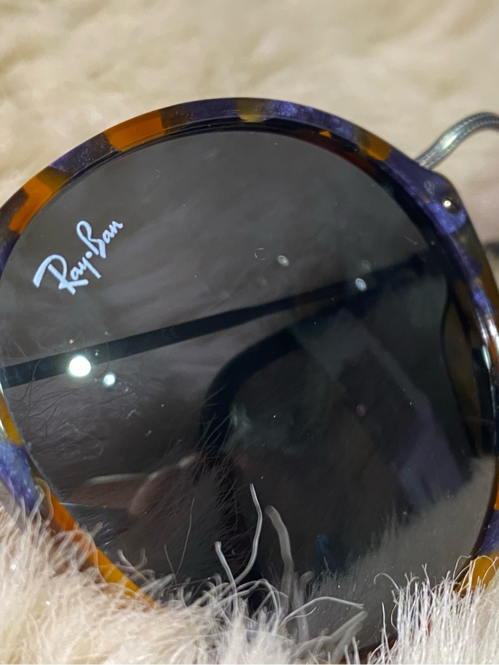 Ray-Ban Round Sunglasses - Tortoiseshell/Brown Frame with Black Lenses